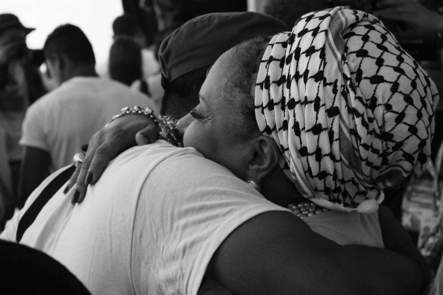 El abrazo del reencuentro con Piedad Córdoba